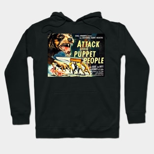 Classic Science Fiction Lobby Card - Attack of the Puppet People Hoodie